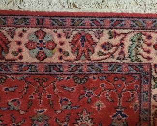 Turkish carpet rug 82" x 48" close-up