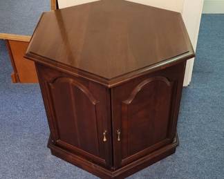 Vintage octogan shaped side table