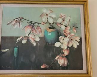 'Magnolias' by Frans Oerder, reproduction