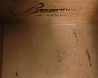 Ethan Allen Baumritter, made in Vermont, maple bookcase desk