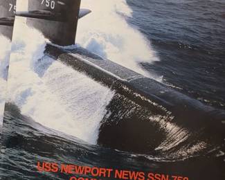 Pamphlet commerating the USS Newport News