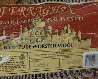 Ferragamo 100% worsted wool, made in Bulgaria, in back bedroom