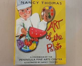 "The Art of the Plate," by Nancy Thomas, signed by the author