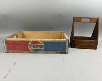 Lot 201 | Vtg Pepsi Crates

