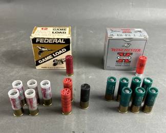 Lot 361 | Ammunition Federal 12 G, Winchester 12 G & More
