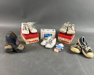Lot 280 | Vintage Baby & Toddler Walking Shoes
