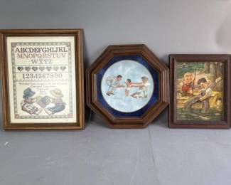 Lot 320 | Vtg Norman Rockwell Plate & More

