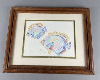 Lot 322 | Signed Watercolor Painting
