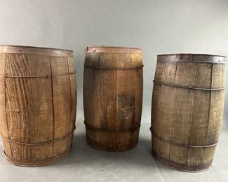 Lot 229 | Vintage Wood Barrels
