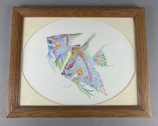 Lot 319 | Signed Watercolor Painting
