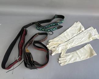 Lot 183 | Vtg Folk Suspenders & More
