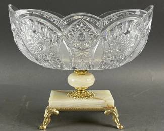 Lot 455 | Vintage Crystal Centerpiece
