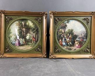 Lot 451 | Vintage Pair Of Prints In Ornate Frames
