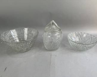 Lot 329 | Vtg Cut Glass Bowls & More
