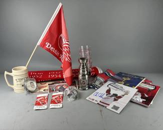 Lot 405 | Chris Chelios Autographed Photo, & More
