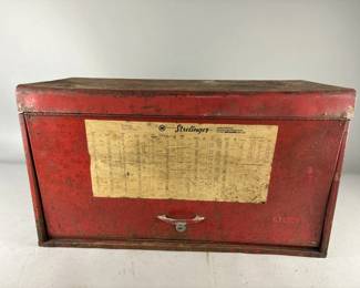 Lot 391 | Vintage Sterlinger Co. Tool Box
