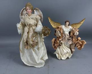 Lot 462 | Vtg Angel Christmas Tree Toppers
