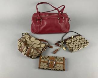 Lot 32 | Vtg Cole Hann Burgundy Shoulder Bag & More!
