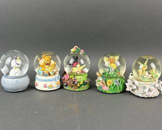 Lot 258 | Vintage Music Box Snow Globes
