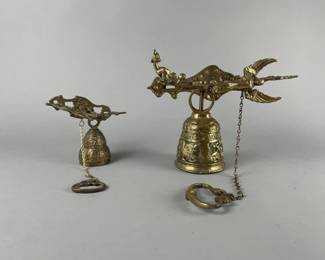 Lot 65 | 2 Antique Brass Monastery Bells
