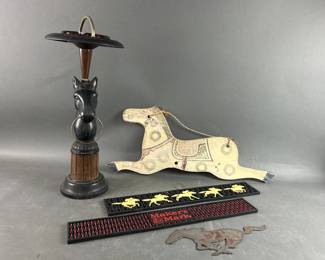 Lot 200 | Vintage Ashtray Stand, Bar Protectors & More

