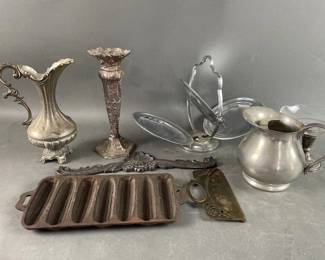 Lot 146 | Sterling, Pewter, Cast Iron, and More
