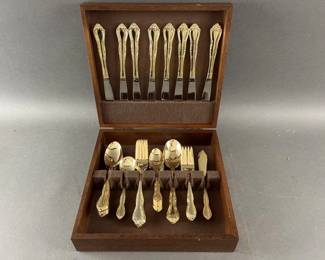 Lot 332 | Towel Silversmith Flatware Set in Case
