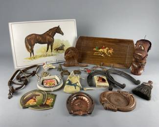 Lot 149 | Vtg Equestrian Decor & More!
