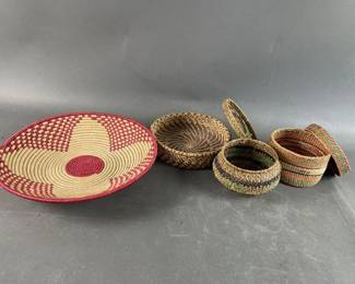 Lot 112 | Woven Basket Lot
