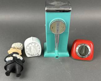 Lot 198 | Vintage Ice-O-Mat Ice Crusher, Timers, & More
