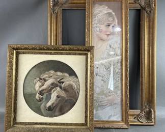 Lot 240 | Vintage Painting, Print And Frame
