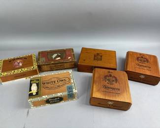Lot 206 | Vtg Cigar Boxes
