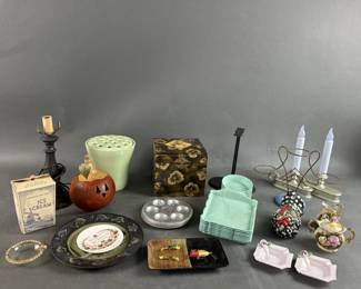 Lot 184 | Vintage Kitchen, Lighting, Dishes, Ashtrays & More
