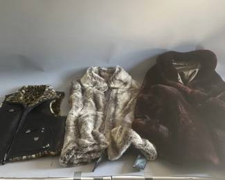 Lot 55 | 3 Faux Fur Coats
