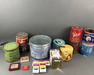 Lot 202 | Vintage Tobacco Tins & More
