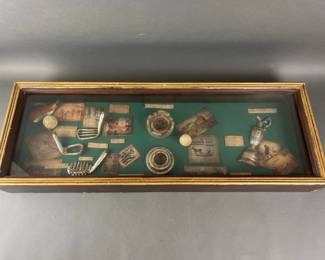 Lot 321 | Vintage Golf History Shadow Box
