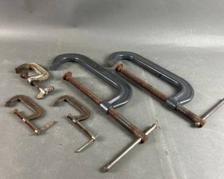Lot 366 | Vintage Hargrave 10in C Clamps & More
