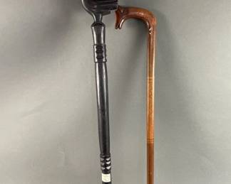 Lot 161 | Hand Crafted Walking Sticks

