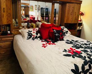 American flag on top shelf area is not available.