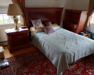 Excellent Bedroom Set of Furniture,  Persian Style Area Rug, 