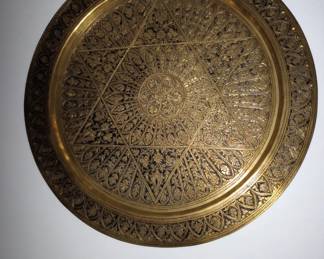 A Indian Charger or Serving Tray, 