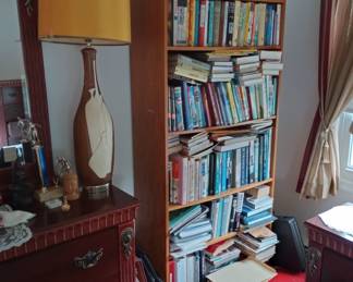 Chest of Drawers, Unusual Lamp, Books, Bookcases, 