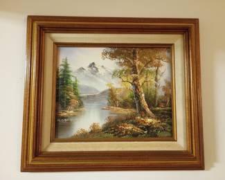 A Scenic Painting in Frame, 