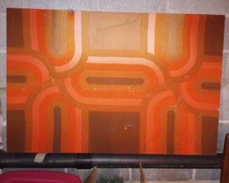 A large Modern Art Composition, 1960's vintage??, 