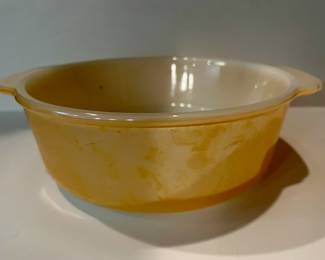 Vintage Fire King peach luster bowl