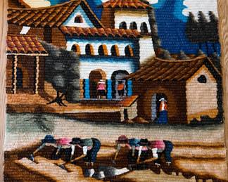 Peruvian woven tapestry