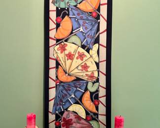 Silk tapestry signed by Schorr