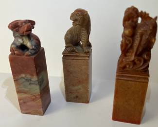Marble stone seal stamps