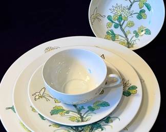 Hand-painted Japanese dish set