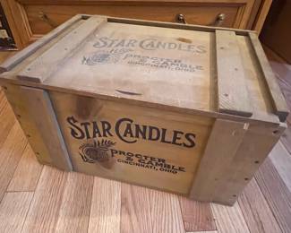 Vintage Proctor & Gamble wood crate